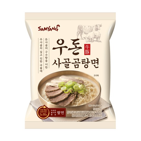삼양식품 우돈 사골곰탕면 110g (5개)_이미지