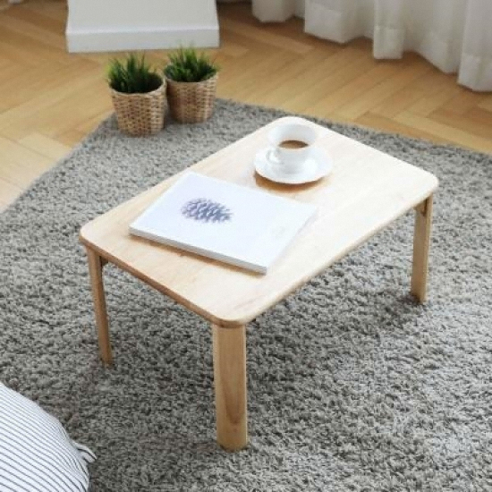 아이엘컴퍼니 순수원목 좌식 접이식 테이블 (68x40cm)_이미지