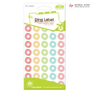 링라벨 PT-604 12sheets 480pcs/스티커/라벨스티커/꾸밈스티커/꾸밈표시/표시스티커/라벨/사무스