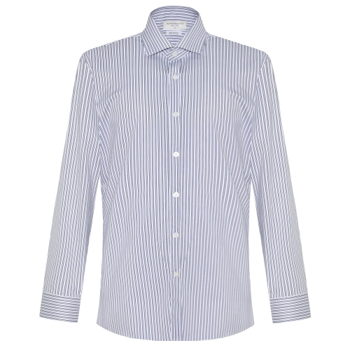 파크랜드 오스틴리드 남성 와이셔츠 이지케어/SLIM FIT 네 이 비 스 트 라 이 프 와 이 드 카 라 드 레 스 셔 츠 ADL2..