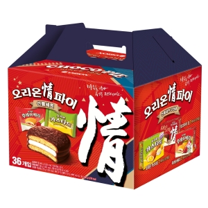 인기파이 3종 선물세트(초코파이 468g + 후레쉬베리 336g + 카스타드 276g)