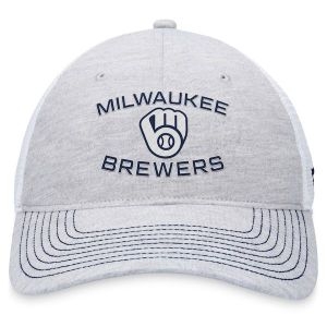 브루어스 광신도 브랜드 트럭커 조절식 모자 그레이 274329_이미지