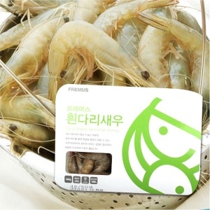 냉동 흰다리새우(백새우) 46~50미 500g