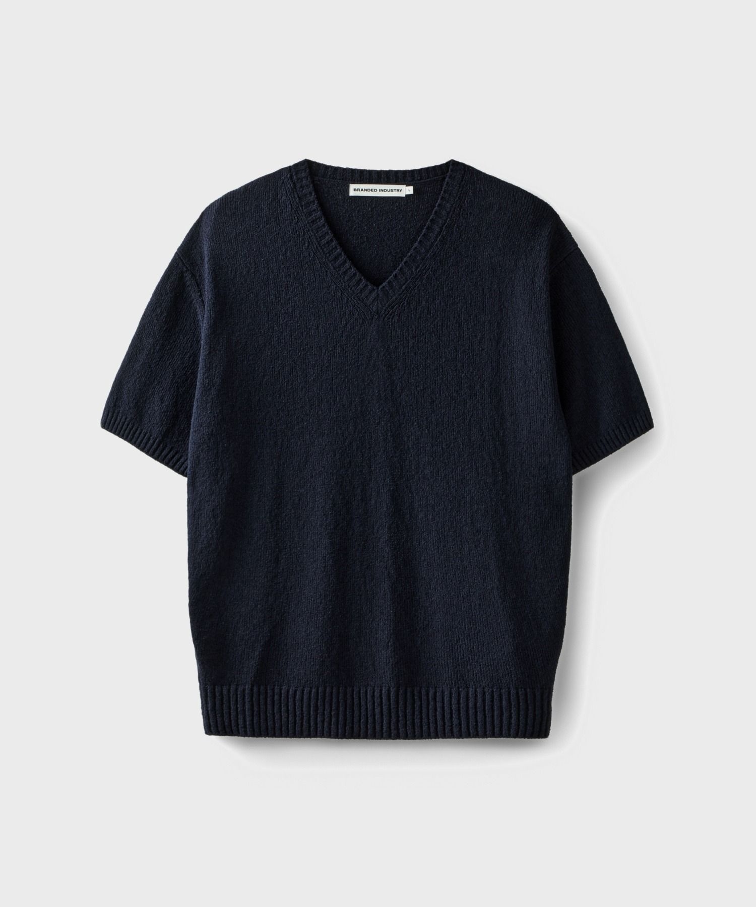  브랜디드 BR26KN39NV 남성 니트 울 TERRY BOUCLE V-NECK HALF KNIT NAVY 6573795