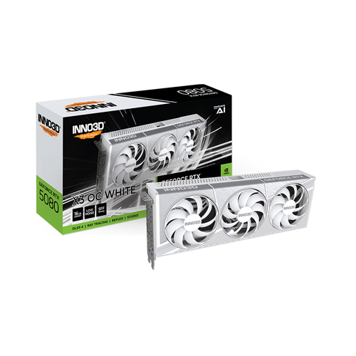 INNO3D 지포스 RTX 5080 OC D7 16GB X3 WHITE_이미지