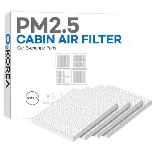 에코필터 오투코리아 PM2.5 에어컨필터 OPM152 (4개)_이미지