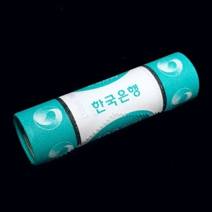 한국은행 100원화 100주롤 한 롤 롤주화 주화롤 100원 100주_이미지