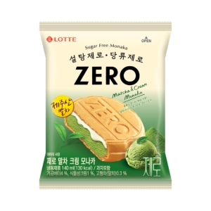 롯데제과 ZERO 말차 크림 모나카 140ml (24개)_이미지