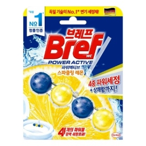 헨켈홈케어 브레프 파워액티브 스파클링 레몬 50g (20개)