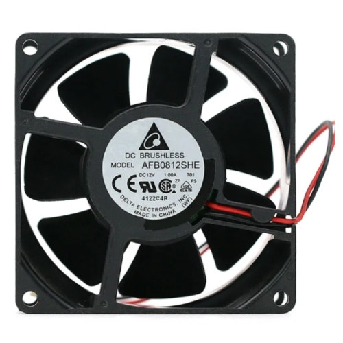 델타 팬 AFB0812SHE 8038 DC12V 100A 8cm 서버 냉각_이미지