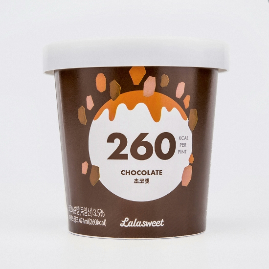 라라스윗 저칼로리 아이스크림 초코렛 474ml (6개)
