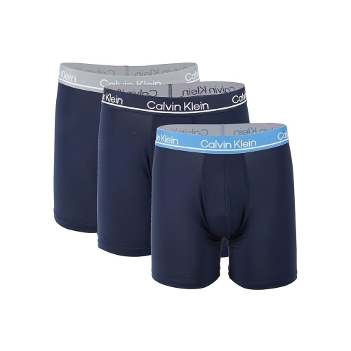 캘빈클라인 남성 극세사 스트레치 복서 브리프 3팩 X-대형 블랙 NP2444-401 /G_B