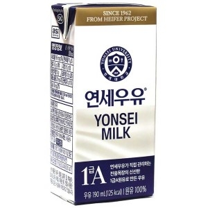 연세우유 멸균 흰우유 190ml