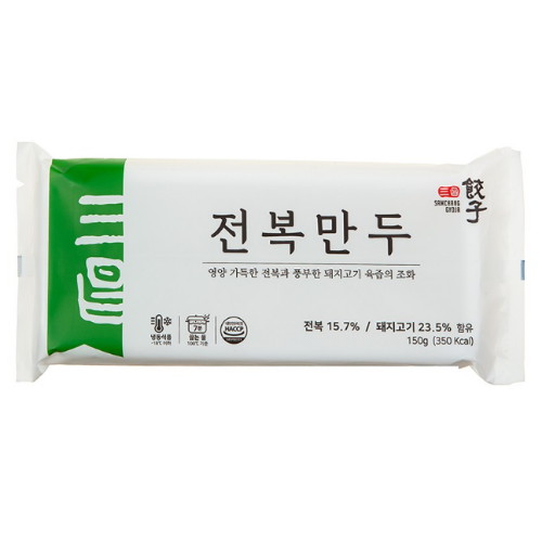 삼창교자 전복만두 150g (4개)_이미지