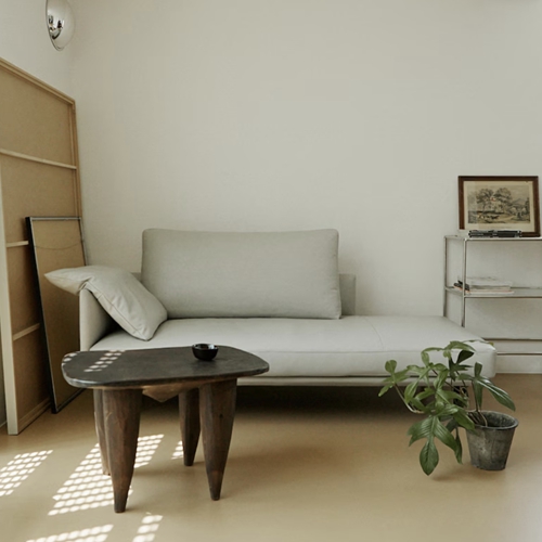 바드 데이베드 천연가죽 소파 2인용