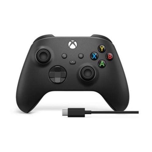 Microsoft XBOX Series 블루투스 무선 컨트롤러 + USB-C 케이블 (카본 블랙)