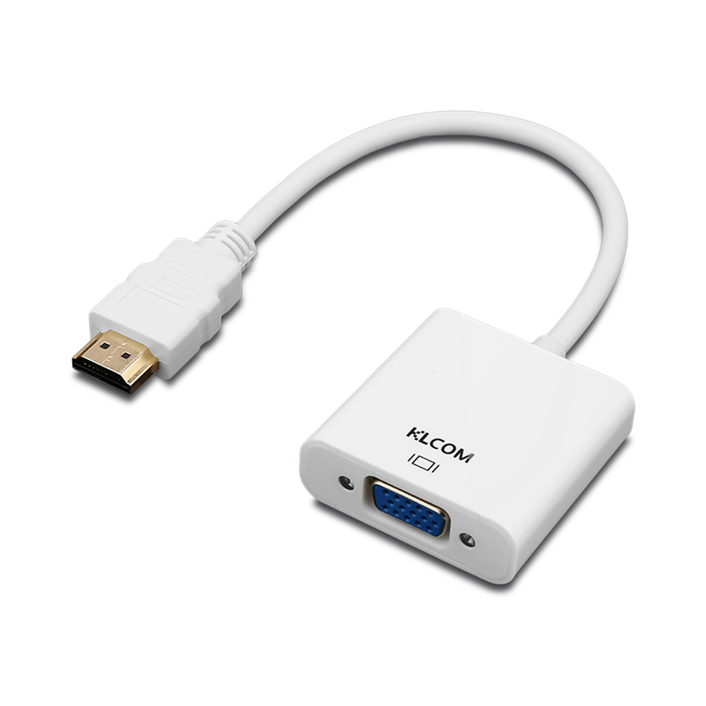 케이엘시스템 KLcom HDMI to VGA 컨버터 (KL127)_이미지