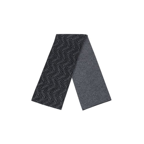 페라로밀라노 지그재그 조직 쁘띠 머플러 그레이 AMAEMF40334_이미지