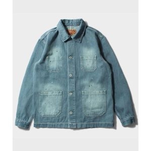  비디알 트래커 재킷 FIVE -POCKET CHORE JACKET Bleach indigo 175968 XL