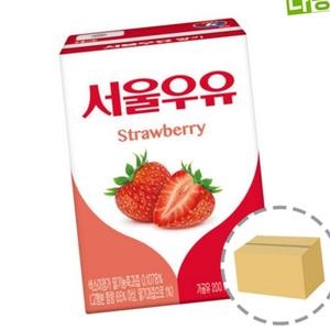 서울우유 딸기우유 200ml (12개)_이미지