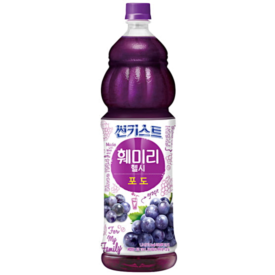 해태htb  썬키스트 훼미리 헬시 포도 1.5L (1개)