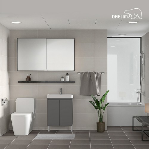 대림바스 시네마 슬라이딩 거실욕실