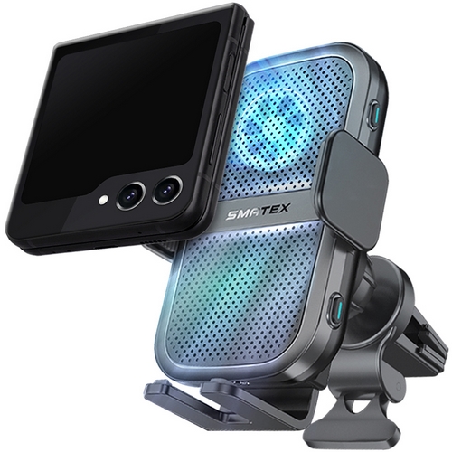 쿨링팬 15W 듀얼 코일 무선충전거치대 CI-43