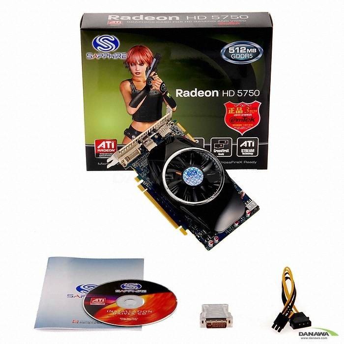 SAPPHIRE �󵥿� HD 5750 D5 512MB