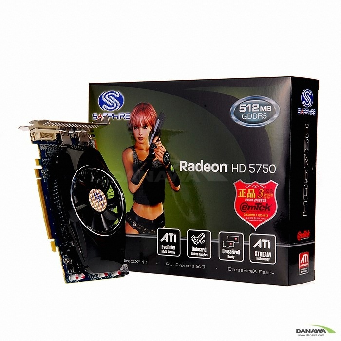 SAPPHIRE 라데온 HD 5750 D5 512MB_이미지