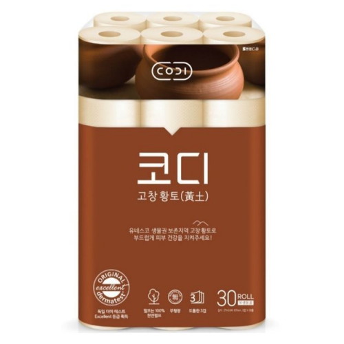 코디 웰빙황토 30m (30롤) (1팩)_이미지