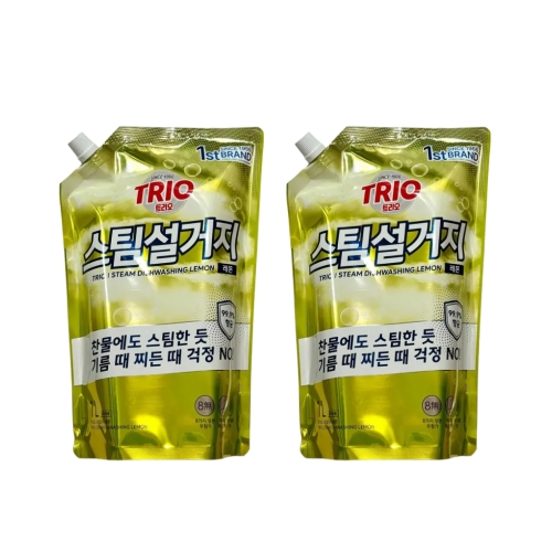트리오 스팀설거지 레몬 1L (2개)_이미지