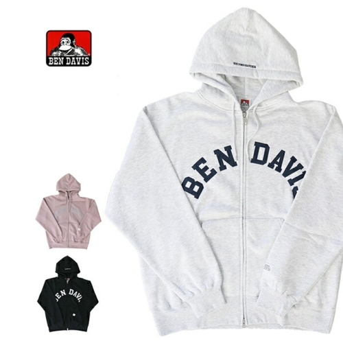 벤데이비스 후드 집업 도즈 오버사이즈 기모 후디 25380012 핑크