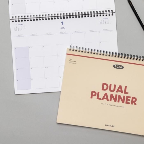 데일리라이크 2026 듀얼 데스크 플래너