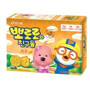 빙그레 뽀로로와 친구들 치즈맛 65g (5개)_이미지