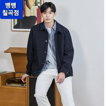 뱅뱅 HC09 남성 봄 두껍지않은 잔체크 셔츠 잔잔한 체크 기본핏 디자인의 호불호 E46612340_이미지