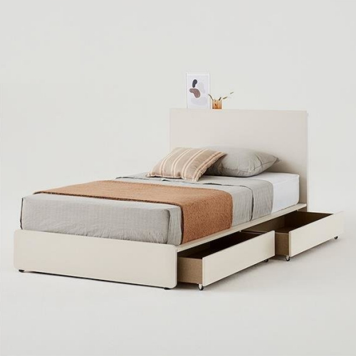 한샘 포엠 서랍형 호텔 LED침대 SS (노뜨컴포트독립)_이미지