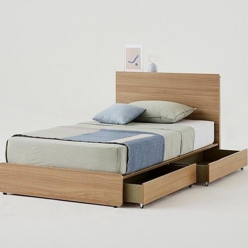 한샘 포엠 서랍형 호텔 LED침대 SS (노뜨컴포트독립)_이미지