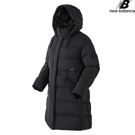 퀼팅 오버핏 롱구스다운 NBNPC4W952