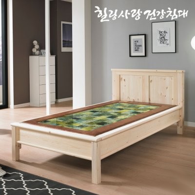 힐링사랑건강침대 138 소나무 옥침대 S (해주옥C)