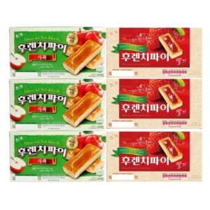 후렌치파이 딸기 192gx3개+사과 192gx3개 묶음행사 192g 1세트