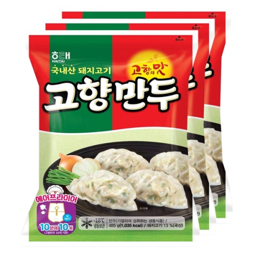 해태제과 고향만두 485g 3개입 485g+485g+485g 3개