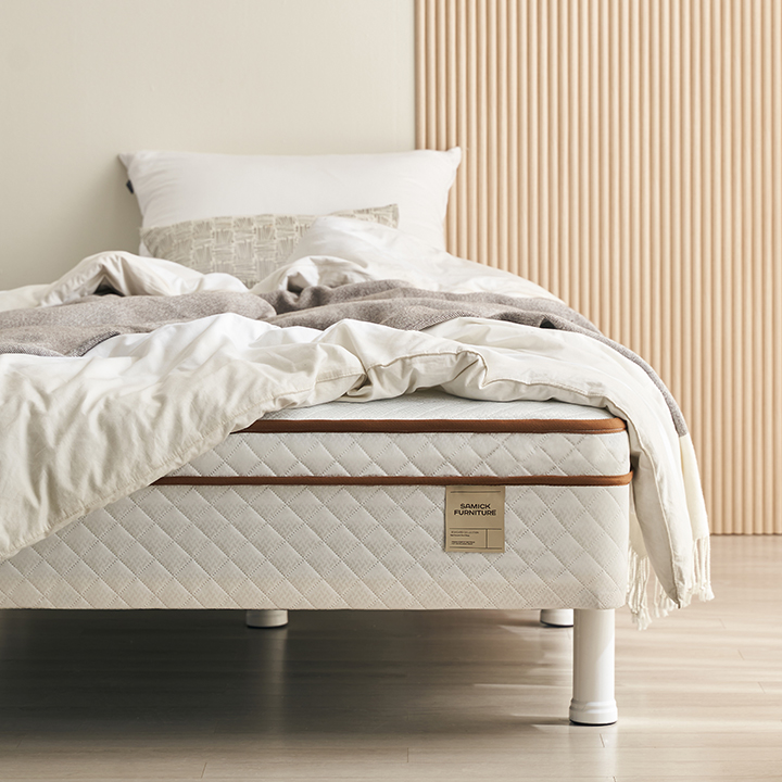 삼익가구 탄탄한 일체형 침대 SS (유로탑본넬)