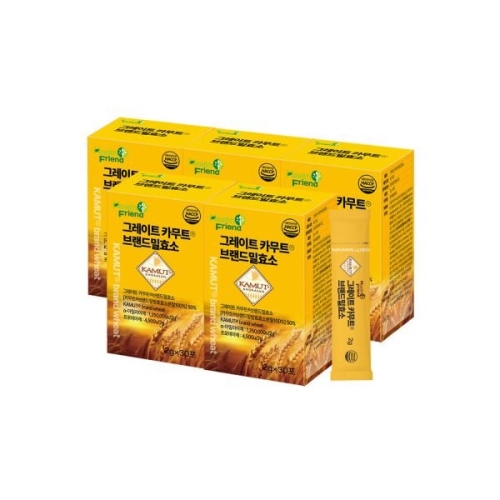 헬스프렌드 그레이트 카무트 브랜드밀 효소 30포 (5개)_이미지
