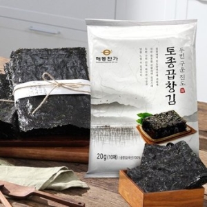 해동찬가 두번 구운 진도 토종곱창김 10매 20g (20개)_이미지