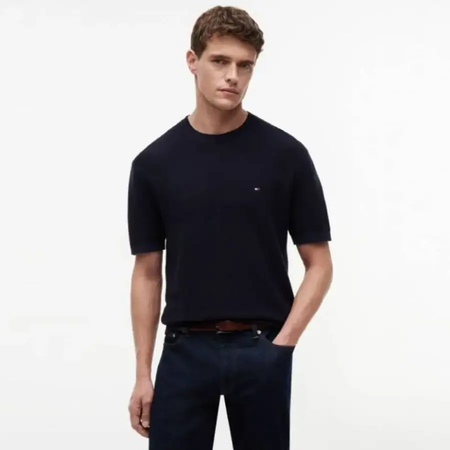 타미힐피거 TOMMY HILFIGER 쿨 터치 스트럭처 풀오버 T12G1KPO290MT2_DW5 382160_이미지