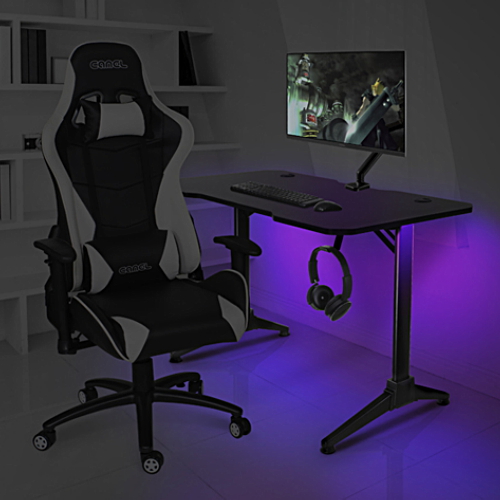 카멜마운트 LED 게이밍책상 GD-2 1200+의자 GC1 세트 (120x60cm)_이미지