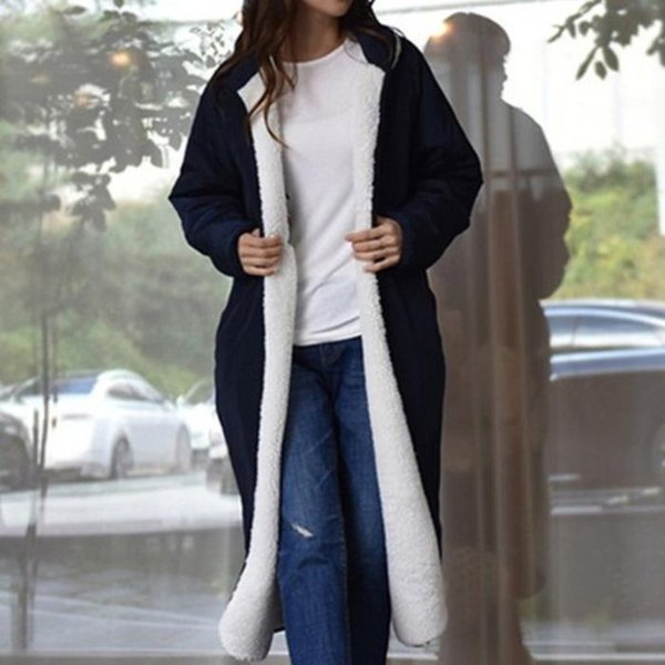 더블디 리버시블 털코트 야상점퍼 플리스점퍼 DS롱레트로 10298673A