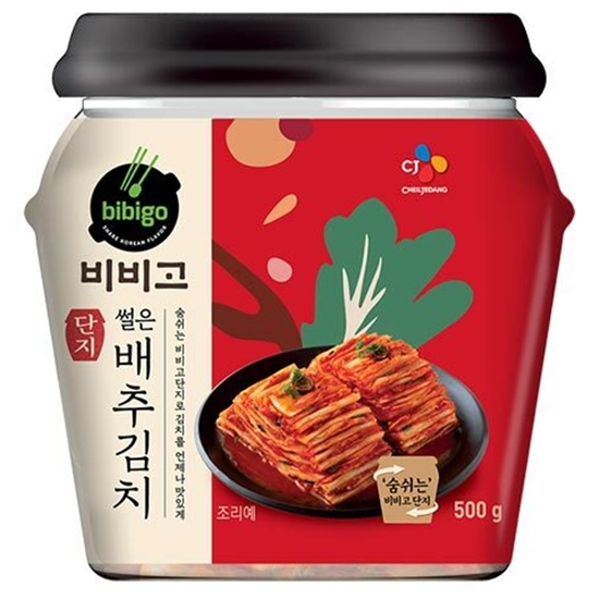 CJ제일제당 비비고 썰은 배추김치 용기 500g (6개)