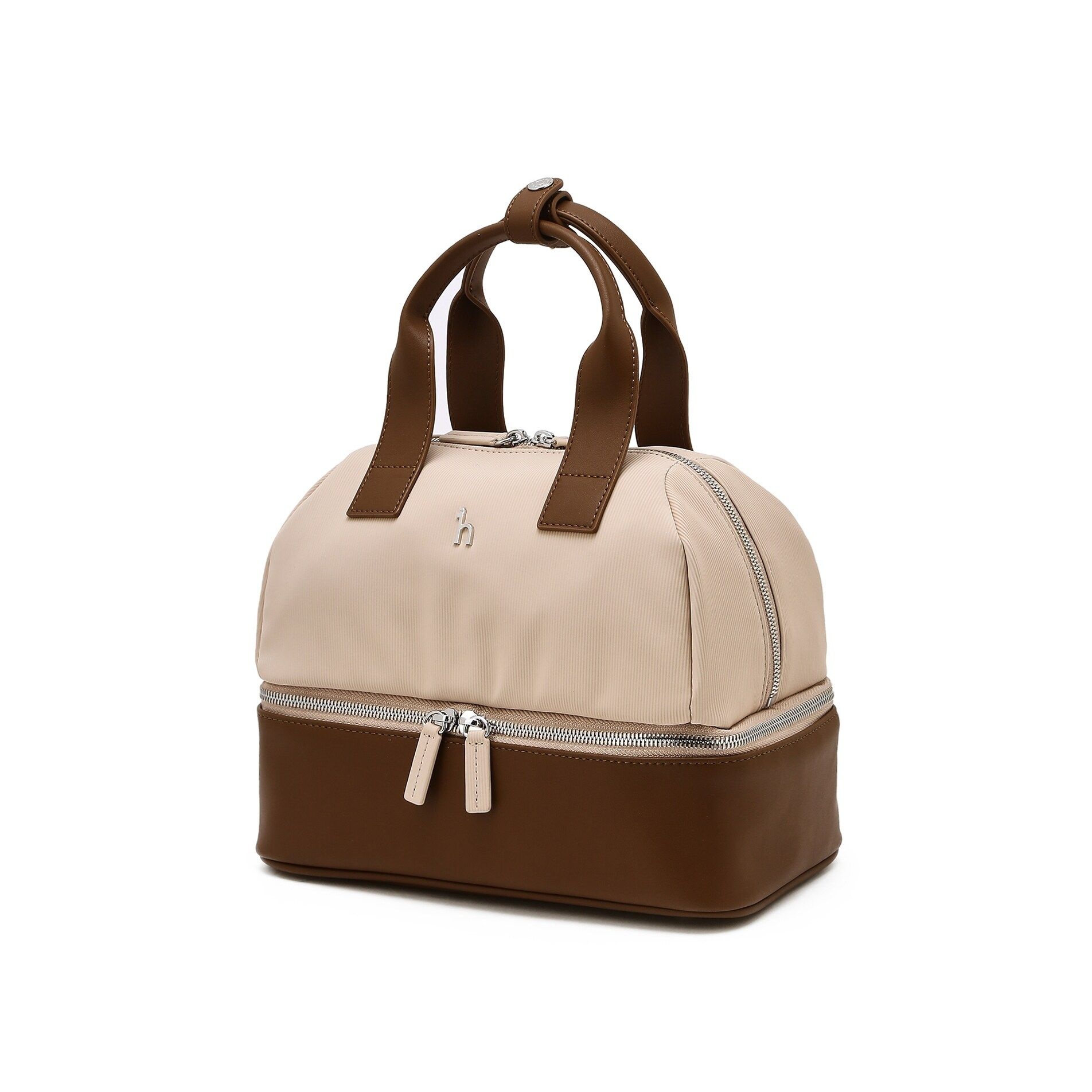 헤지스골프 하단 보냉 트윈 토트 파우치 코랄 HWBA6E102C2_이미지