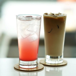 오션글라스 엘란 카페 하이볼430ml 2P 맥주잔 쥬스 우유 물 유리컵_이미지
